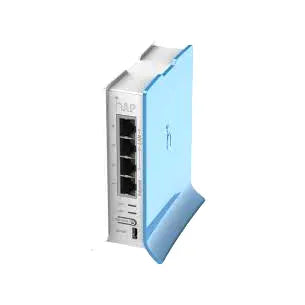 RB941-2nD - Mikrotik hAP lite tower 2,4GHz, 4x RJ45 100Mb/s WiFi Router