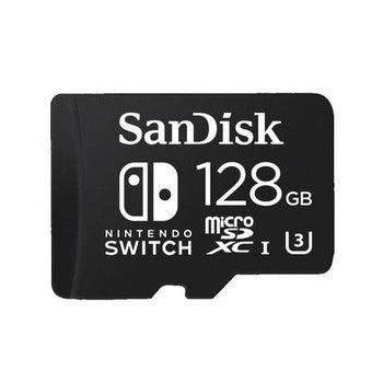 SanDisk - SDSQXAO-128G-GN6ZA - 128GB microSDXC UHS-I Flash Memory Card for Nintendo Switch - Orange Hardwares