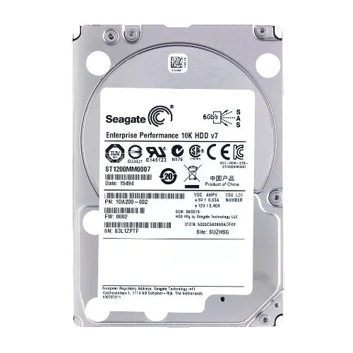 ST1200MM0007-LENOVO-NL - Lenovo 1.2TB 10000RPM SAS 6Gb/s 64MB Cache 2.5-Inch Hard Drive