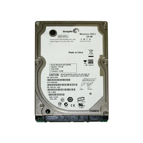 ST9120823AS-DELL - Dell Momentus 7200.2 Series 120GB 7200RPM SATA 3Gb/s 8MB Cache (CE) 2.5-Inch Hard Drive