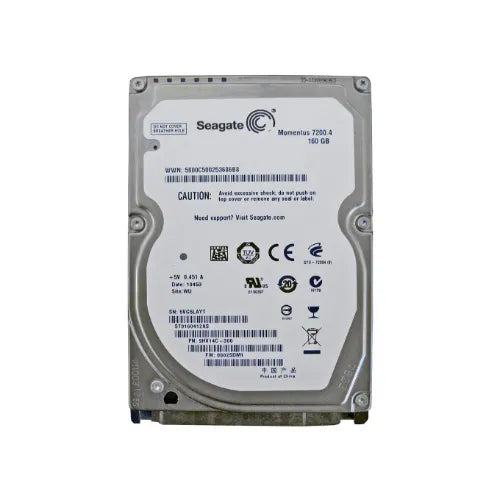 ST9160412AS-DELL - Dell Momentus 7200.4 Series 160GB 7200RPM SATA 3Gb/s 16MB Cache (CE) 2.5-Inch Hard Drive