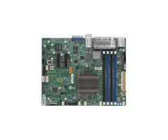 Supermicro - A2SDV-4C-LN10PF - Socket FCBGA-1310 System on Chip Chipset Flex-ATX System Board Motherboard Supports Atom C3558 DDR4 4x DIMM - Orange Hardwares