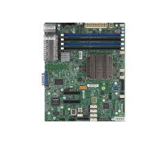 Supermicro - A2SDV-8C-LN8F - Socket FCBGA-1310 System on Chip Chipset Flex-ATX System Board Motherboard Supports Atom C3758 DDR4 4x DIMM - Orange Hardwares