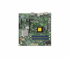 Supermicro - X11SSQ-L - Socket LGA1151 Intel H110 Chipset Micro-ATX System Board Motherboard Supports Celeron/Pentium/Core i3/i5/i7 Series DDR4 2x DIMM - Orange Hardwares