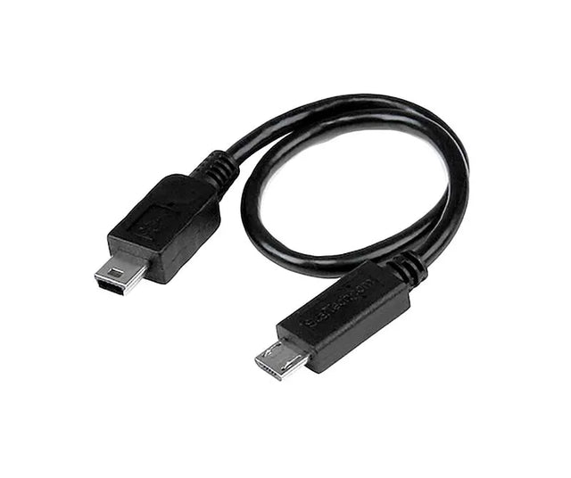 UMUSBOTG8IN - StarTech 8in USB OTG Cable Micro USB To Mini USB M/M USB OTG Adapter