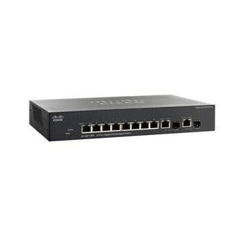 Cisco - SG300-10PP-K9-NA-A1 - 10-Ports 10/100/1000 Gigabit PoE Managed Switch