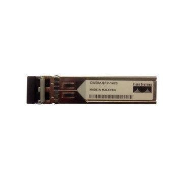 Cisco - CWDM-SFP-1470-150KM - 1Gbps 1000Base-CWDM Single-mode Fiber 150km 1470nm Duplex LC Connector SFP Transceiver Module