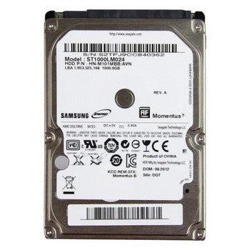 Samsung - HN-M101MBB - 1TB 5400RPM SATA 3.0 Gbps 2.5 8MB Cache SpinPoint Hard Drive"