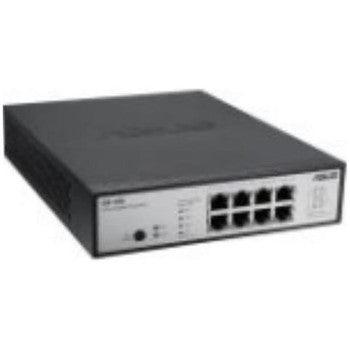 ASUS - GP-108 - Ethernet Switch 8 Ports 10/100/1000Base-T 8 x Network Twisted Pair Gigabit Ethernet 2 Layer Supported