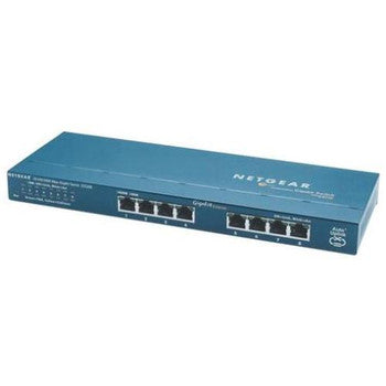 NetGear - GS108NAR - ProSafe 8-Ports 10/100/1000Mbps Gigabit Ethernet Switch