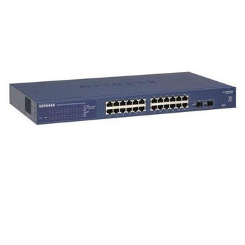 NetGear - NGS724TP100NASOB - Prosafe 24-Ports 10/ 100/1000 Smart PoE Switch