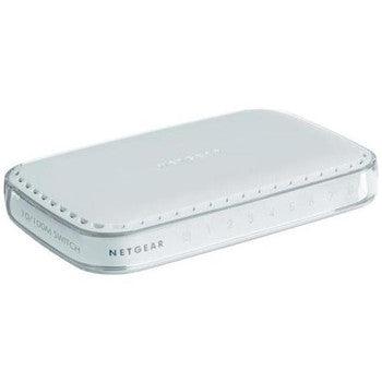 NetGear - FS608NA - 8-Ports RJ-45 10/100Mbps 10/100Base-TX Fast Ethernet Desktop Switch