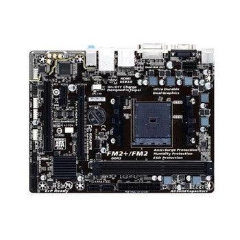 Gigabyte - GA-F2A68HM-HD2 - Gigabyte Socket FM2+ AMD A68H Chipset AMD A-Series/ AMD Athlon Processors Support DDR3 2x DIMM 4x SATA 6.0Gb/s Micro-ATX Motherboard (R