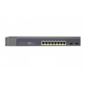 NetGear - GS510TP-100EUS - ProSafe 8-Ports 10/100/1000Mbps PoE Smart Switch with 2 Gigabit SFP Ports