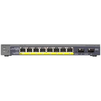 NetGear - GS110TP-200NAS - Prosafe 8-Ports Gigabit PoE Smart Switch with 2 Fiber SFP Slots