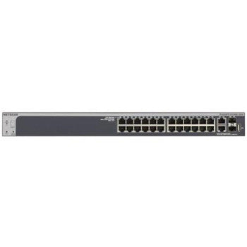 NetGear - GS728TX-100NES - ProSAFE S3300-28X 28-Ports Gigabit Stackable Smart Managed Switch with 2 Copper 10G