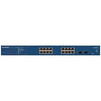 NetGear - GS716T-300NAS - ProSafe 16-Ports RJ-45 10/100/1000Mbps 1000Base-T Gigabit Ethernet Rack-mountable Smart Managed Switch with 2x 1000Base-X SFP Po