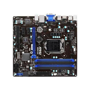 MSI - MB-B85ME45 - B85M-E45 Socket LGA 1150 Intel B85 Chipset Core i7 / i5 / i3 / Pentium / Celeron Processors Support DDR3 2x DIMM 2x SATA 3.0Gb/s 4x SAT